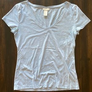 H&M Basic Light Blue T-Shirt